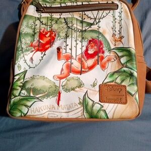 LOUNGEFLY DISNEY LION KING VINES MINI BACKPACK 